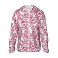 thumbnail image 1 of Xecao Cute Rabbit for Sun Shirt-A lightweight, hoodie-style long-sleeve UV protection garment designed for other outdoor activities., 1 of 9
