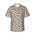thumbnail image 1 of Xecao Cute Rabbit print Hawaiian shirt - a stylish short-sleeve button-down for men, perfect for casual beach and tropical outings., 1 of 9