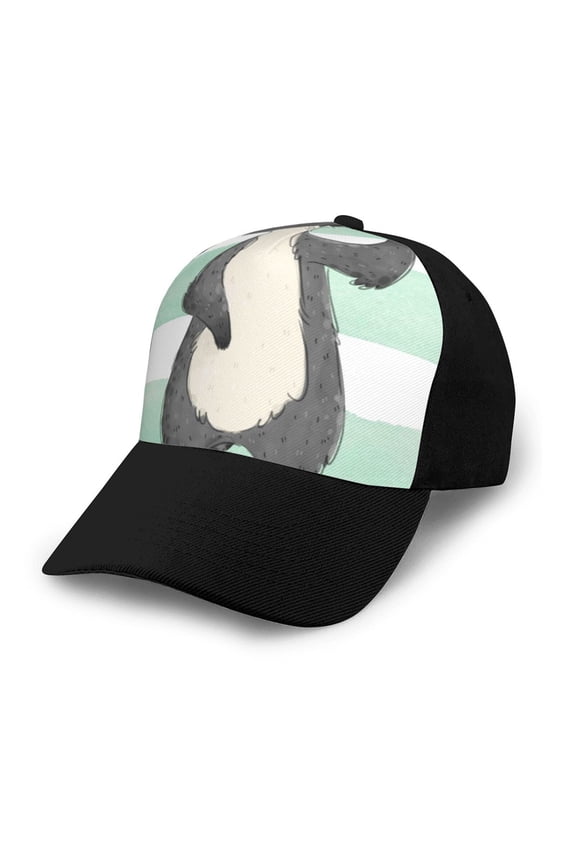 Cute Raccoon print unisex vintage washed baseball cap, a soft and adjustable hat perfect for any casual style.