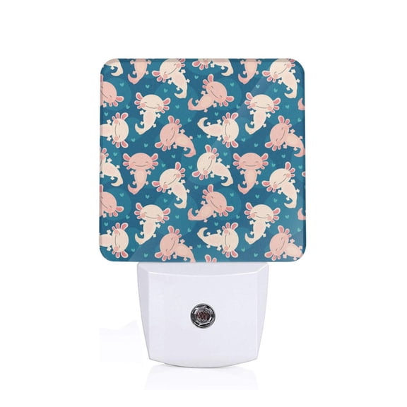 Xecao Cute Salamander for Night Light - a Wall-mounted LED Fixture with A Dusk-to-dawn Sensor, Ideal for Bedrooms, Bathrooms, Hallways, and Kitchens-US