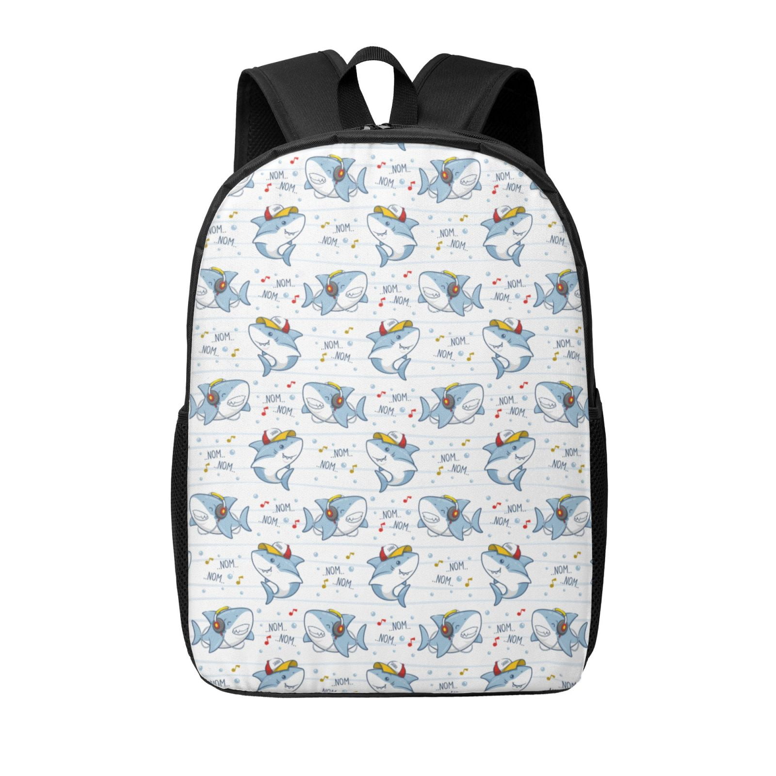Xecao Cute Shark print Travel Backpack, Large Computer Backpack for Men ...
