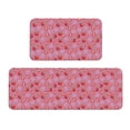 thumbnail image 1 of Xecao Cute Strawberry Patten Kitchen Rugs and Mats Sets,2 Pieces Non-Slip Washable Rugs, Kitchen Mat for Floor,Suit for Kitchen Decor and Accessories, 1 of 6