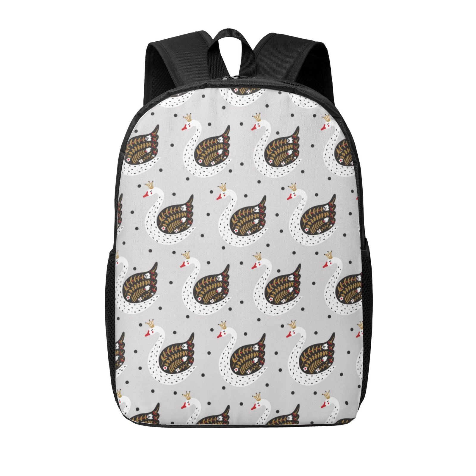 Xecao Cute Swan print Travel Backpack, Large Computer Backpack for Men ...