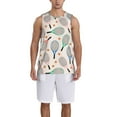 thumbnail image 1 of Xecao Cute Tennis Racket print basketball shirt for both men and women, a unisex basketball jersey perfect for theme parties-X-Large, 1 of 6