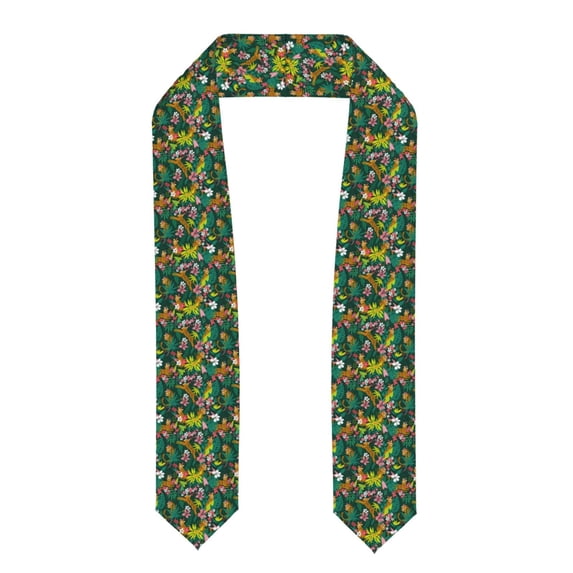 Xecao Cute Tribal Leopards Print Graduation Shawl Stole Honor Stole Adult 72" Academic Commencements