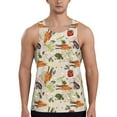 thumbnail image 1 of Xecao Cute Vegetables Men's Tank Top Workout Quick Dry Sleeveless Gym Jogging Muscle Shirts Summer Swim Beach Tops, 1 of 9