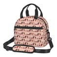 thumbnail image 1 of Xecao Dachshund Couple Print Insulated Lunch Box, Lunch Cags Lunch Bag Featuring An Adjustable Shoulder Strap, 1 of 5