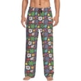 thumbnail image 1 of Xecao Daisies Flowers Men's Straight Lounge Pajama Pants: The Ultimate in Comfortable Sleepwear, 1 of 9