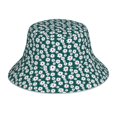 thumbnail image 1 of Xecao Daisies Flowers Print Men and Women Night Reflective Hat Runner Cap Visor Bucket Hat Boonie Cap, 1 of 6