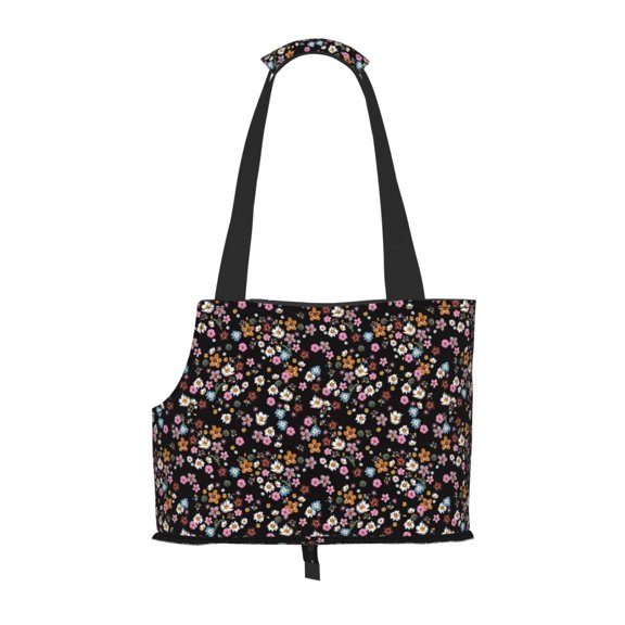 Xecao Daisies Flowers for Cat Carrier Small Dog Handbag: The Ideal Travel Companion for Your Pet