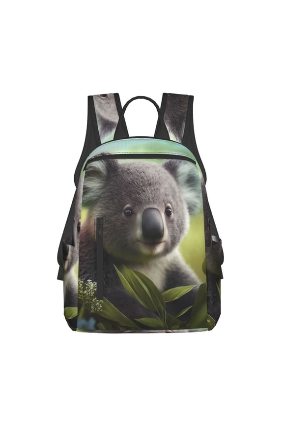 Daisy Koala print Backpack For women men Aesthetic Lightweight Travel Daypack Simple Cute Backpack For Bookbag
