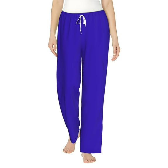 Xecao Darkblue Women's Straight Lounge Pajama Pants: The Epitome of Relaxed Sleepwear