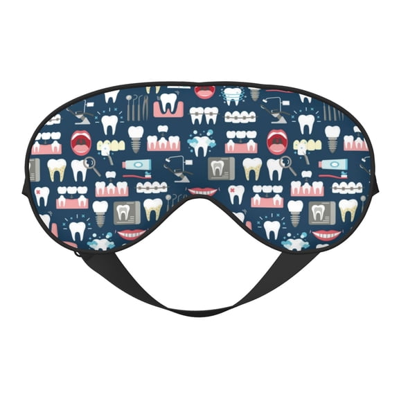 Xecao Dental Seamless for Soft Fluffy Sleeping Blindfold, Nap eye cover tailored for the utmost comfort for girls, women, kids, and adults.