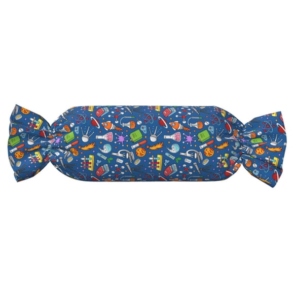 Xecao Different Chemical Things Print+Candy-Inspired Plush Pillow for Men Women Suitable for Beds, Sofas, Game Rooms Drawstring Closure