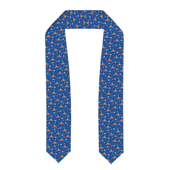 Xecao Dinosaur Driving Print Graduation Shawl Stole Honor Stole Adult 72" Academic Commencements
