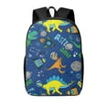 thumbnail image 1 of Xecao Dinosaur In Space print Travel Backpack, Large Computer Backpack for Men Women, College School Rucksack Book Bag, 1 of 5