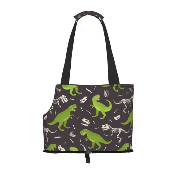 Xecao Dinosaur Skeleton for Cat Carrier Small Dog Handbag: The Ideal Travel Companion for Your Pet
