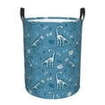 thumbnail image 1 of Xecao Dinosaur Skull Print Laundry Hamper Basket,designed for Blanket Storage and Nursery Clothes in the Bedroom, 1 of 8