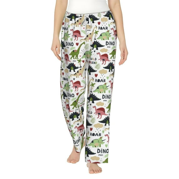 Xecao Dinosaur Women's Straight Lounge Pajama Pants: The Epitome of Relaxed Sleepwear
