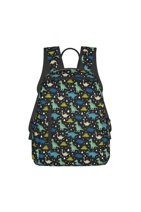 Dinosaur print Backpack For women men Aesthetic Lightweight Travel Daypack Simple Cute Backpack For Bookbag