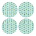 thumbnail image 1 of Xecao Doggy In Bubble Bath for MDF Cork Coaster 4 Pcs,Drink Coasters,Suit for House Warming Gifts New Home ,Coffee Table Decor-Round Shape, 1 of 7