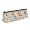 thumbnail image 1 of Xecao Dogs Funny Pets Print Leather Pencil Case -Stationery Bag Pen Holder for Work & Office, 1 of 5