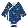 thumbnail image 1 of Xecao Dogs Riding Skateboard Print Baby unisex-baby Cotton Long-sleeve Bodysuits-18 Months, 1 of 6
