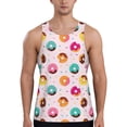 thumbnail image 1 of Xecao Donut Men's Tank Top Workout Quick Dry Sleeveless Gym Jogging Muscle Shirts Summer Swim Beach Tops, 1 of 9