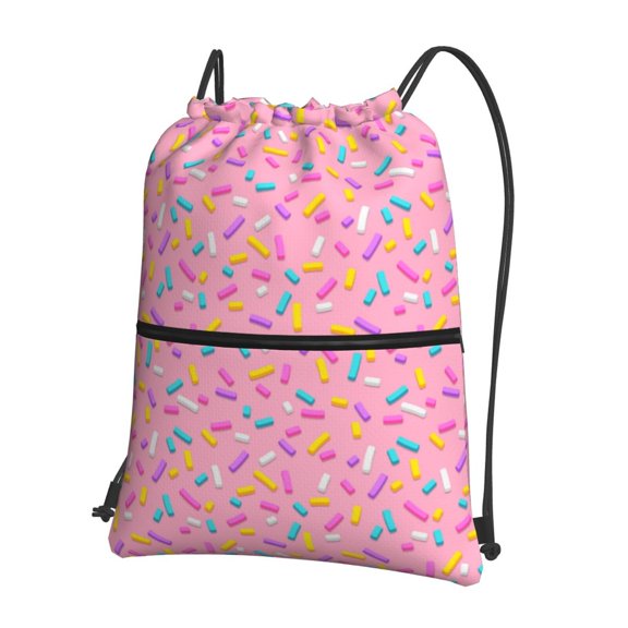 Xecao Donut for Drawstring Bags,Pull String Backpack Bags,String Bag Sackpack
