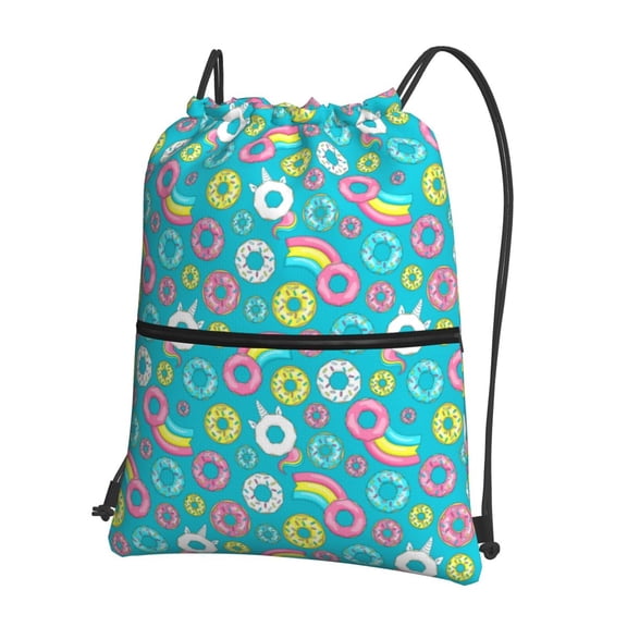 Xecao Donut for Drawstring Bags,Pull String Backpack Bags,String Bag Sackpack