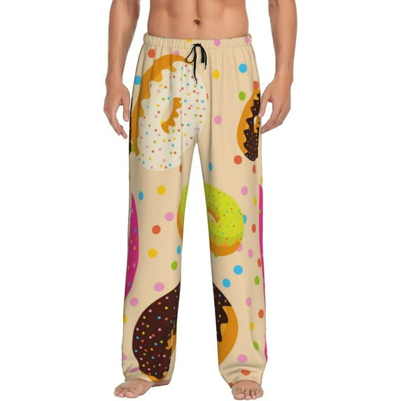 Xecao Donuts Men's Straight Lounge Pajama Pants: The Ultimate in Comfortable Sleepwear