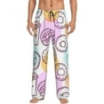 thumbnail image 1 of Xecao Donuts and Coffee Men's Straight Lounge Pajama Pants: The Ultimate in Comfortable Sleepwear, 1 of 9