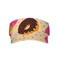 thumbnail image 1 of Xecao Donuts for Adult Sun Cap offers versatile sun protection with adjustable Velcro for a secure fit., 1 of 8