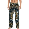 thumbnail image 1 of Xecao Dot Mandala Men's Straight Lounge Pajama Pants: The Ultimate in Comfortable Sleepwear, 1 of 9
