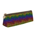 thumbnail image 1 of Xecao Dragon Scales Print Leather Pencil Case -Stationery Bag Pen Holder for Work & Office, 1 of 5