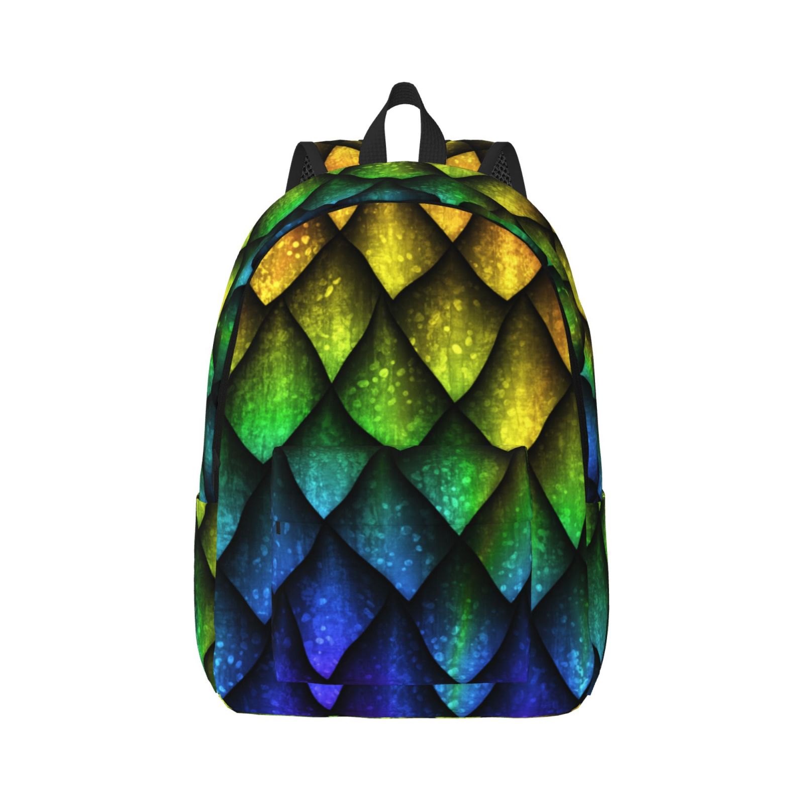 Xecao Dragon Scales for Canvas College Laptop Backpack, Durable ...