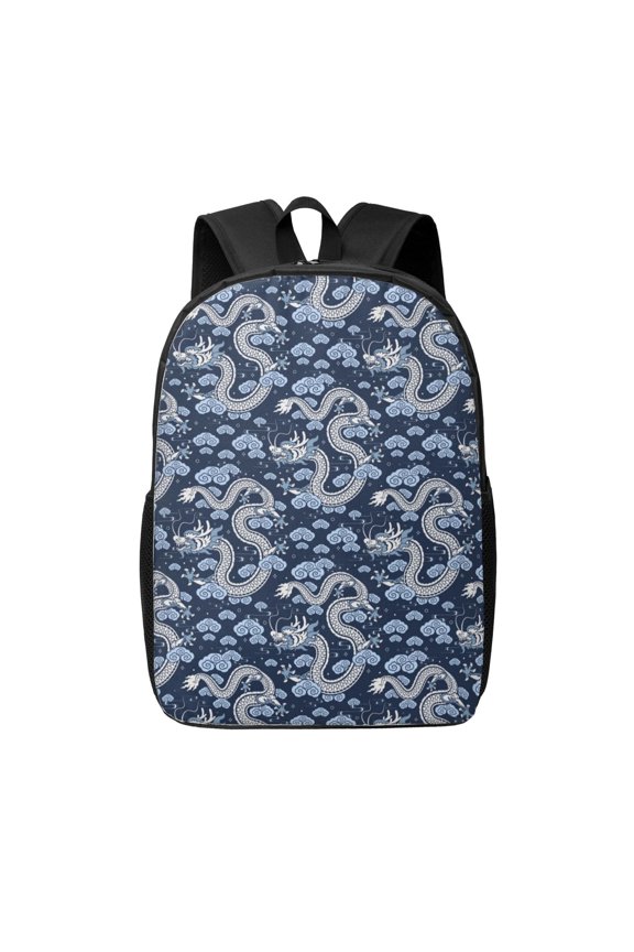 Dragons print Travel Backpack, Large Computer Backpack for Men Women, College School Rucksack Book Bag
