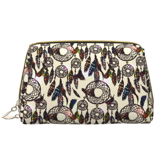 Xecao Dreamcatcher Print Fashion Makeup PVC Bag Large Capacity Travel Cosmetic Bag for Women Organizer Toiletry Clutch