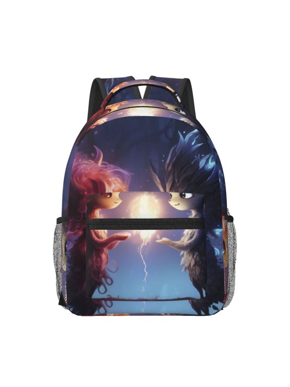 Dreamy Forest Elf Travel Backpack: A spacious, stylish computer backpack ideal for men and women, perfect for college, school, or daily travels