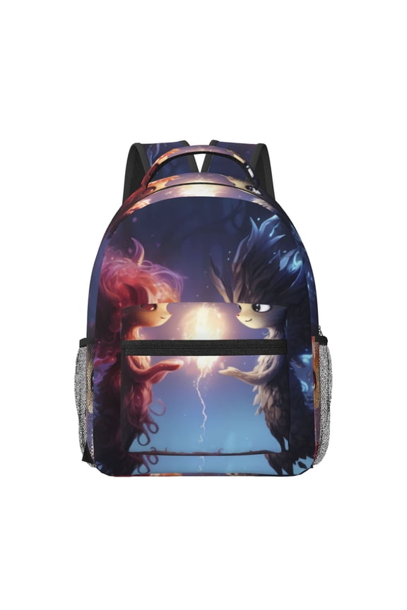 Dreamy Forest Elf Travel Backpack: A spacious, stylish computer backpack ideal for men and women, perfect for college, school, or daily travels