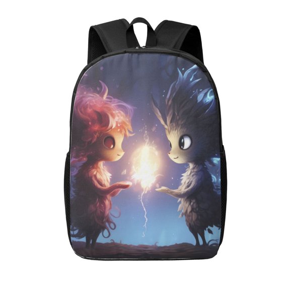Xecao Dreamy Forest Elf print Travel Backpack, Large Computer Backpack for Men Women, College School Rucksack Book Bag