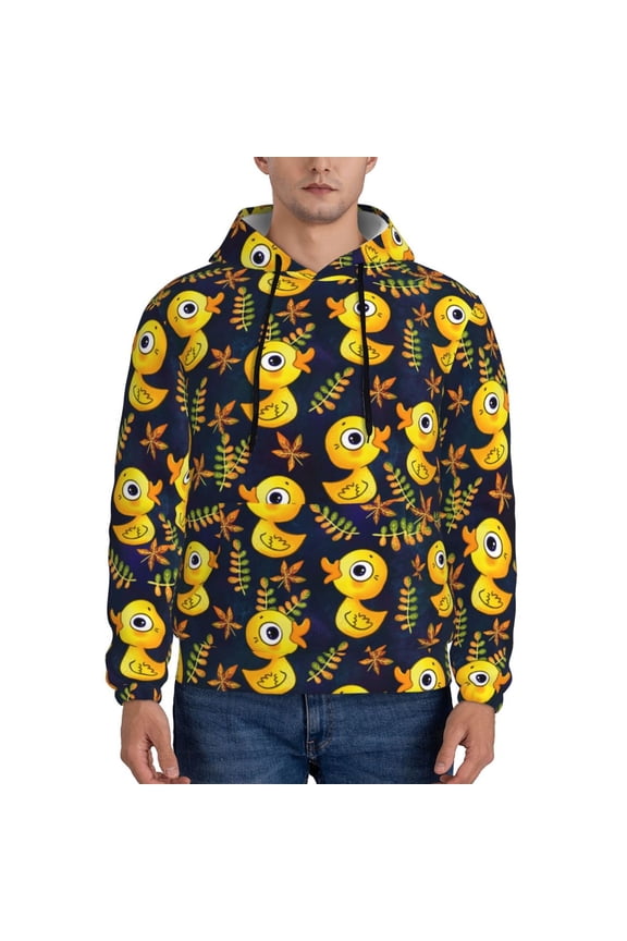 Ducks Pattern Men's Adult Pullover Hoodie,Hooded Sweatshirt-Medium