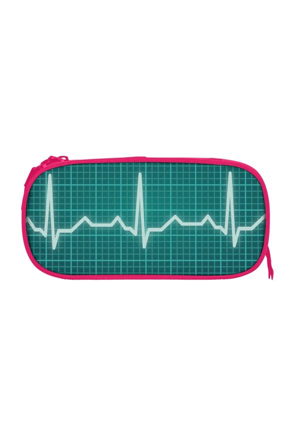 ECG Wave print Fanny Pack Belt Bag for Women and Men, Fashionable Waterproof Waist Pack with Adjustable Strap for Traveling, Hiking, Jogging, Cycling