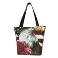 Xecao Eagle With Hat And Roses for Tote Bag for Women Tote Shoulder