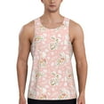 thumbnail image 1 of Xecao Easter Bunny Men's Tank Top Workout Quick Dry Sleeveless Gym Jogging Muscle Shirts Summer Swim Beach Tops, 1 of 9