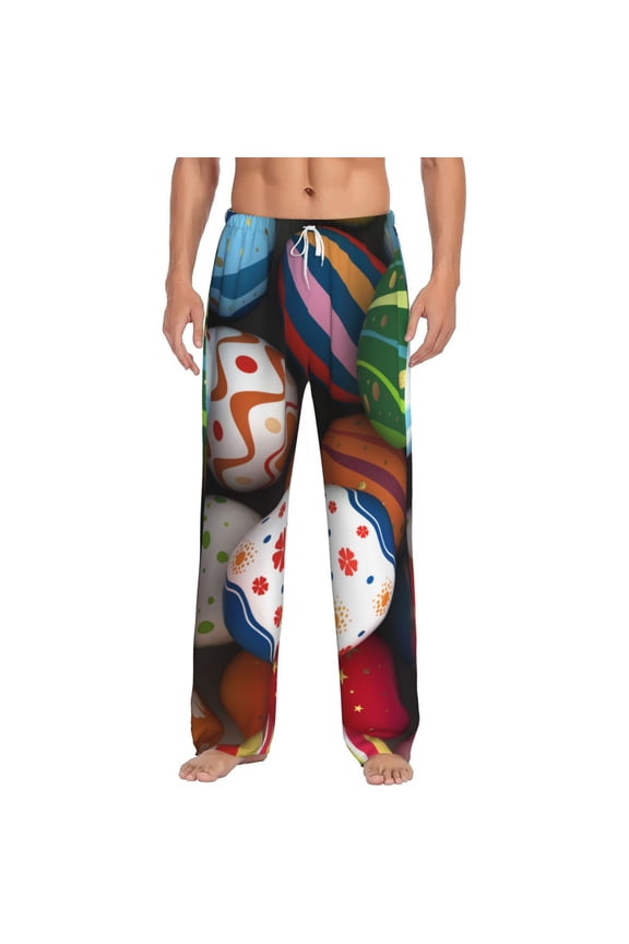 Easter Egg Men's Straight Lounge Pajama Pants: The Ultimate in Comfortable Sleepwear