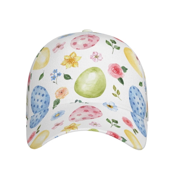Xecao Easter Egg3 for Baseball Cap: Unisex, crafted from classic polyester twill fabric, featuring a soft unconstructed design