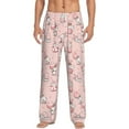 thumbnail image 1 of Xecao Easter Rabbit Men's Straight Lounge Pajama Pants: The Ultimate in Comfortable Sleepwear, 1 of 9