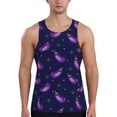thumbnail image 1 of Xecao Eggplant Men's Tank Top Workout Quick Dry Sleeveless Gym Jogging Muscle Shirts Summer Swim Beach Tops, 1 of 9