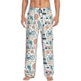 thumbnail image 1 of Xecao Eiffel Tower Men's Straight Lounge Pajama Pants: The Ultimate in Comfortable Sleepwear, 1 of 9